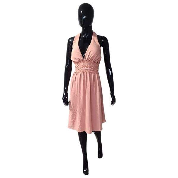 Vestido Curto Rosa Queimado Poliester Rosa Queimado Frente Única Frente Única - Tam.: G - Sence Collection - Cod. 020010