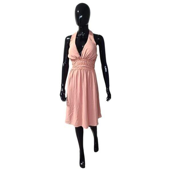 Vestido Curto Rosa Queimado Poliester Rosa Queimado Frente Única Frente Única - Tam.: M - Sence Collection - Cod. 020011